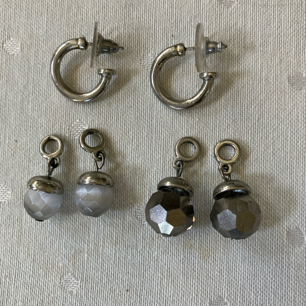 White House Black Market Beads Dangle Earrings
